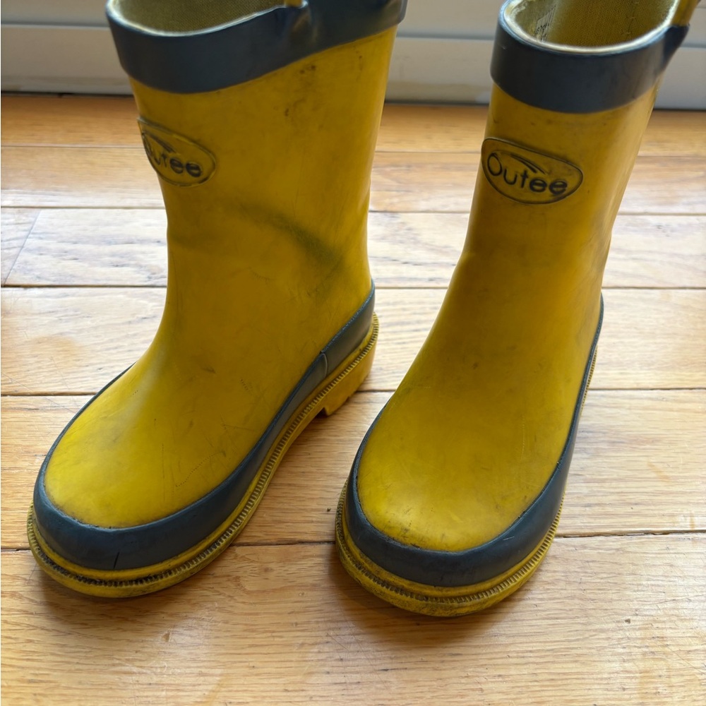 Kids Yellow Rain Boots
